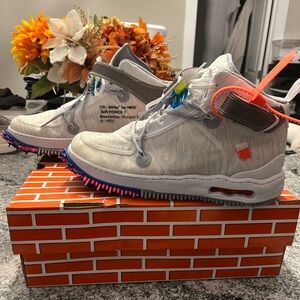 Nike Air Force 1 Mid x Off-White™ - white. Never worn. With box. Men’s size 11.